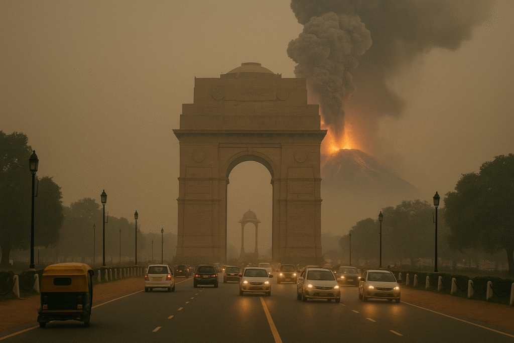 Ethiopian Volcano Ash Reaches Delhi