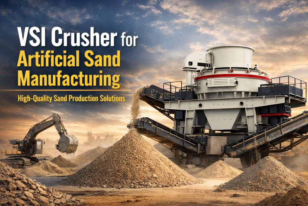 VSI Crusher for Artificial Sand Manufacturing