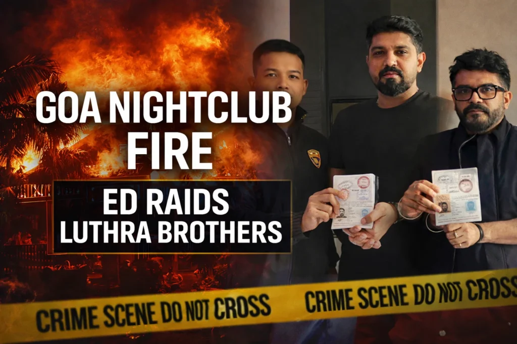 Goa Nightclub Fire ED Raids Luthra Brothers