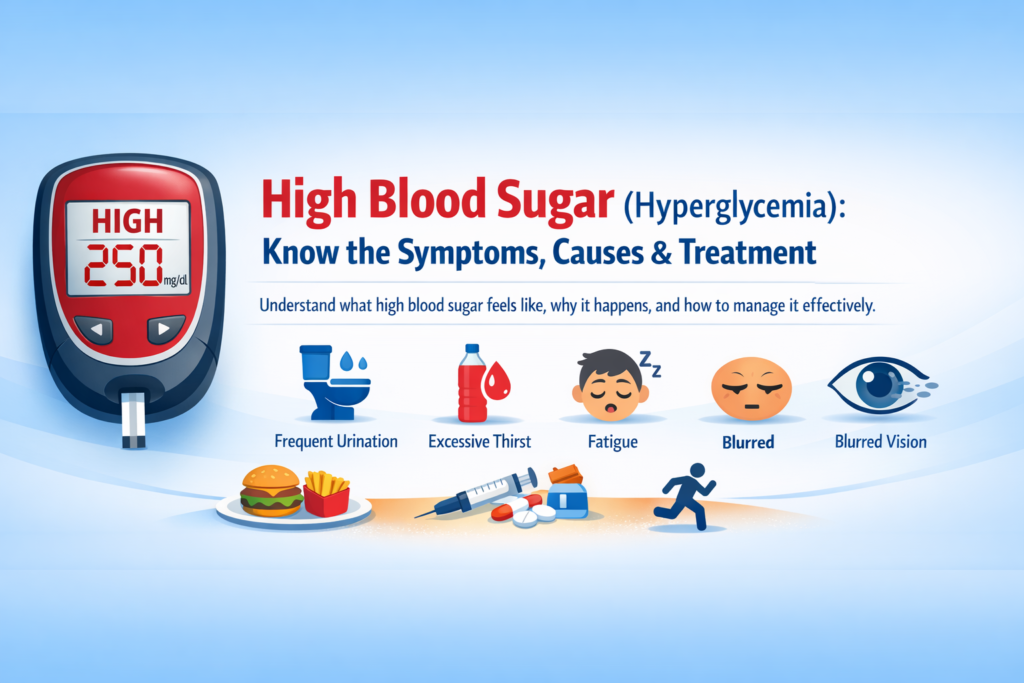 High Blood Sugar Symptoms Causes & Treatment