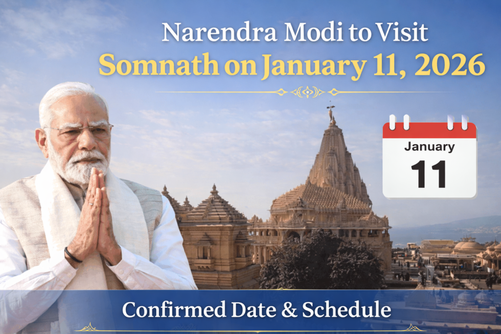 Narendra Modi to Visit Somnath Full Schedule & Significance