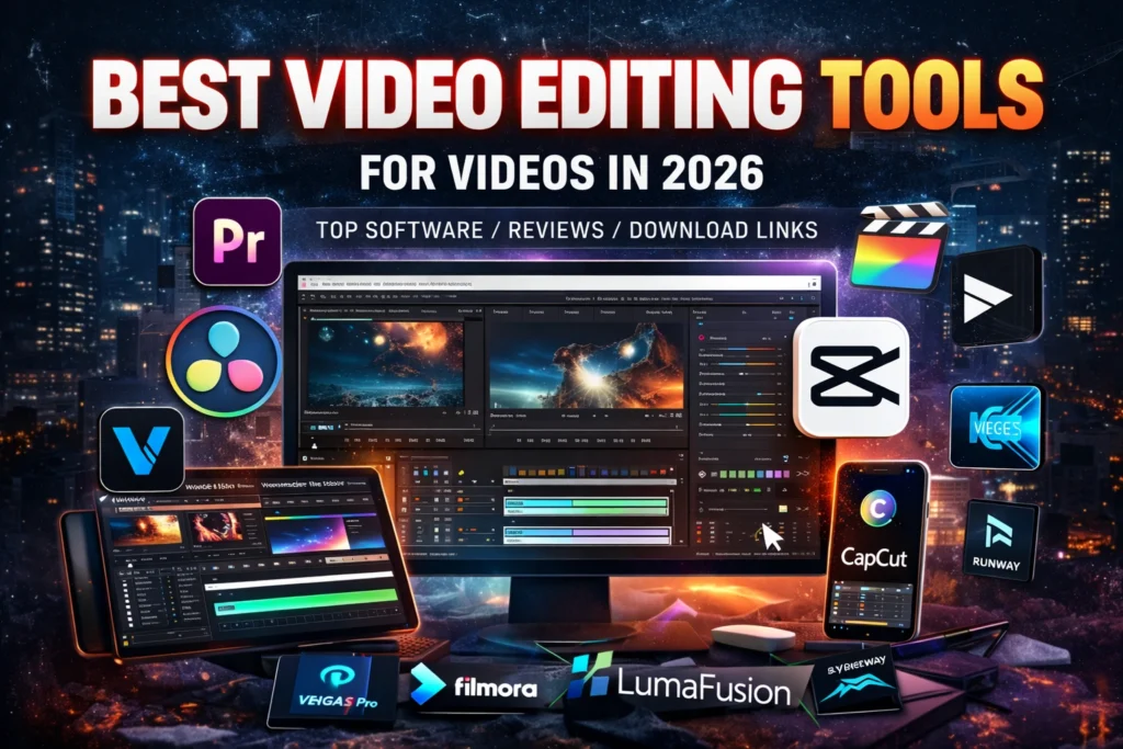 Best Video Editing Tools for Videos in 2026