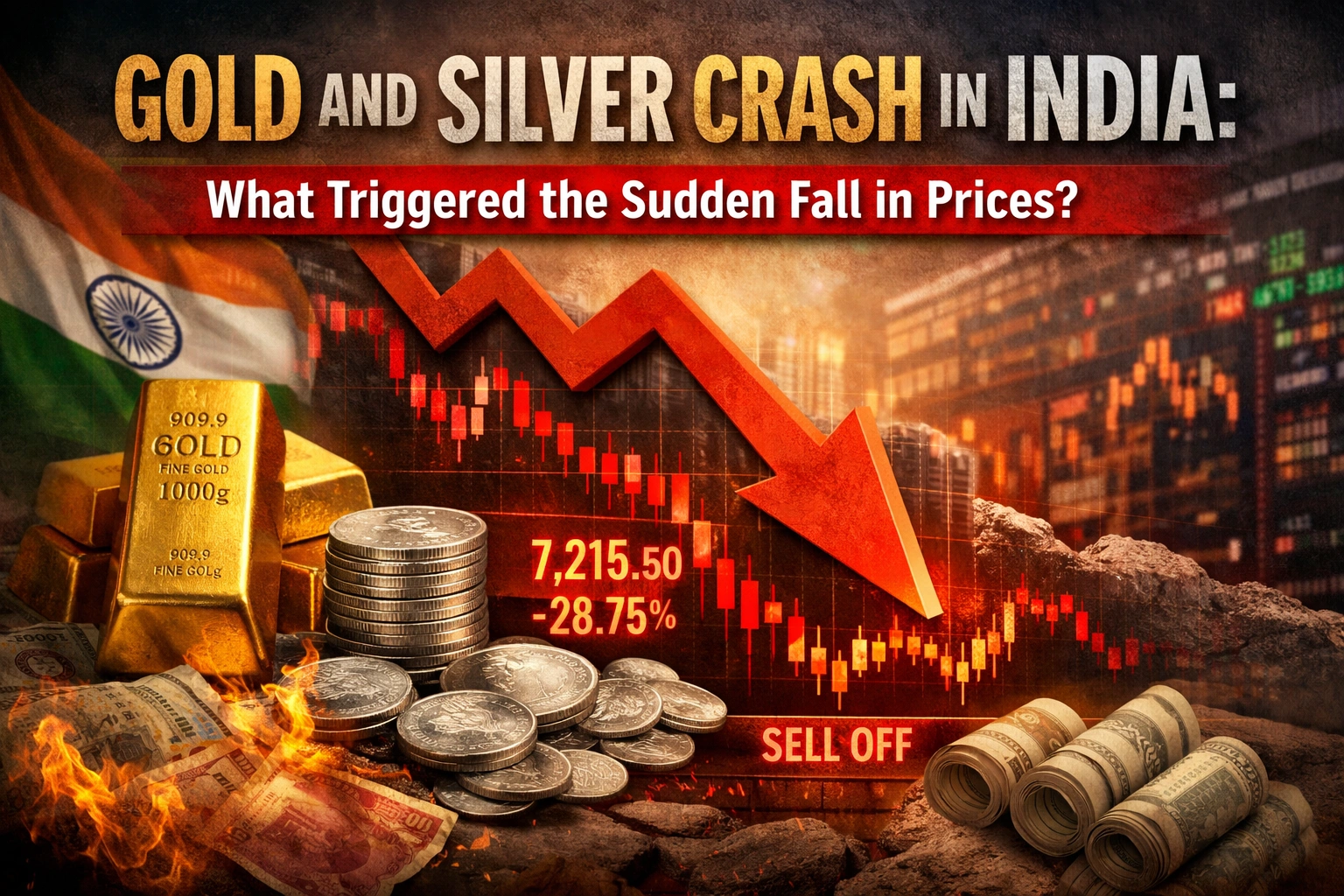 Gold and Silver Crash in India - IndianTalks
