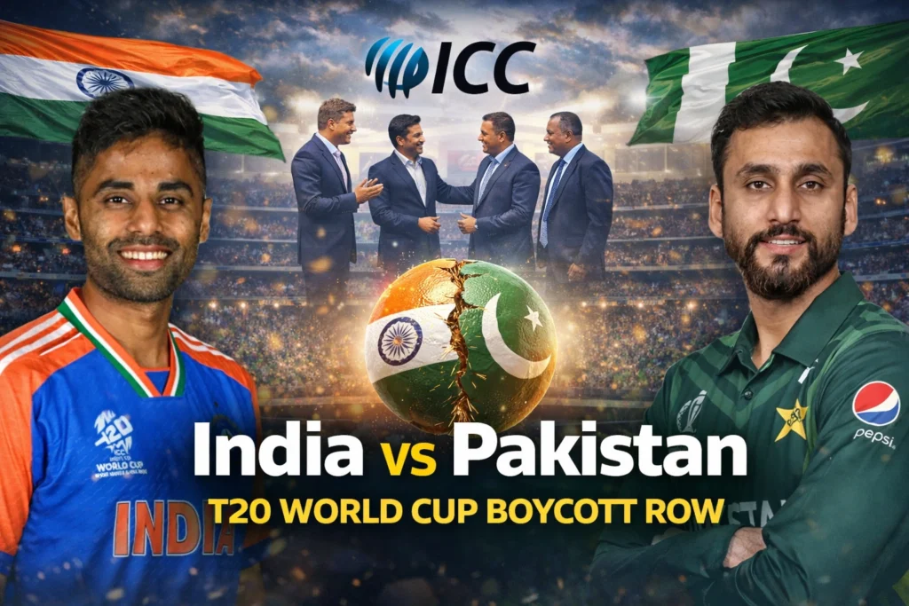 India vs Pakistan T20 World Cup Boycott Row