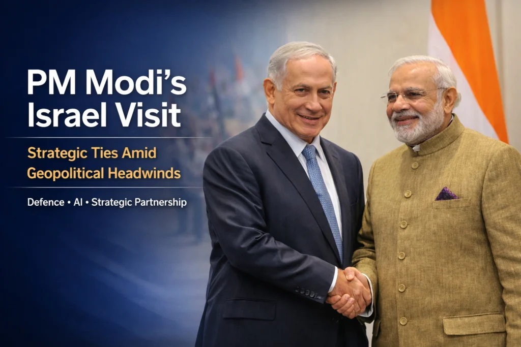 PM Modi’s Israel Visit Strategic Ties Amid