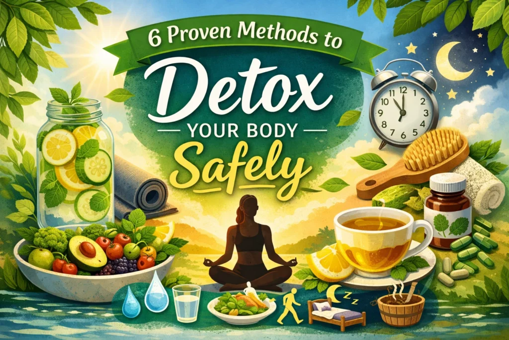 6 Proven Methods to Detox Your Body Safely