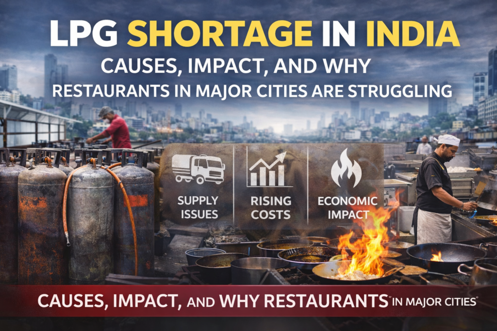 LPG Shortage in India Causes, Impact, and Why Restaurants Are Struggling