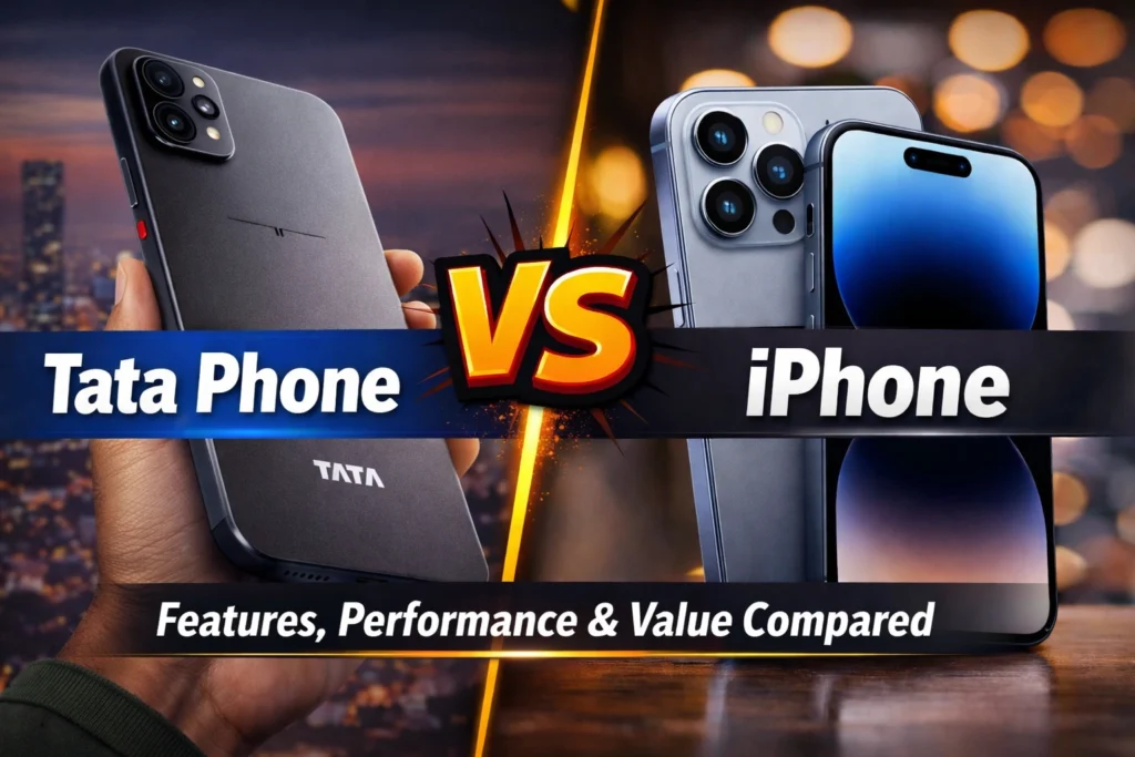 Tata Phone vs iPhone Features, Performance and Value Compared