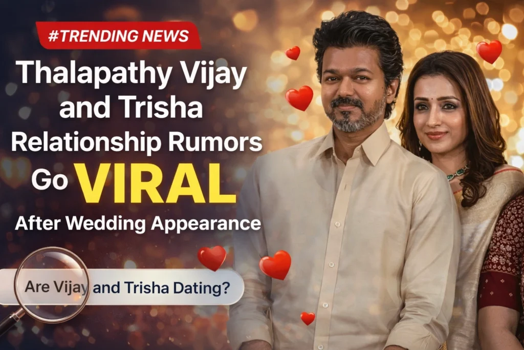 Thalapathy Vijay and Trisha Relationship