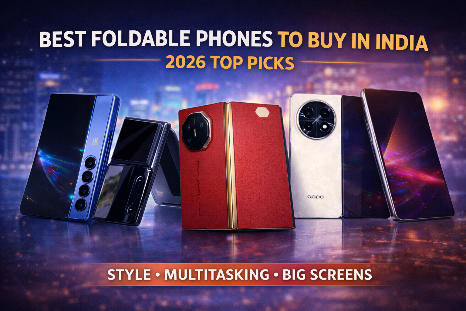 Best Foldable Phones in India 2026 - IndianTalks