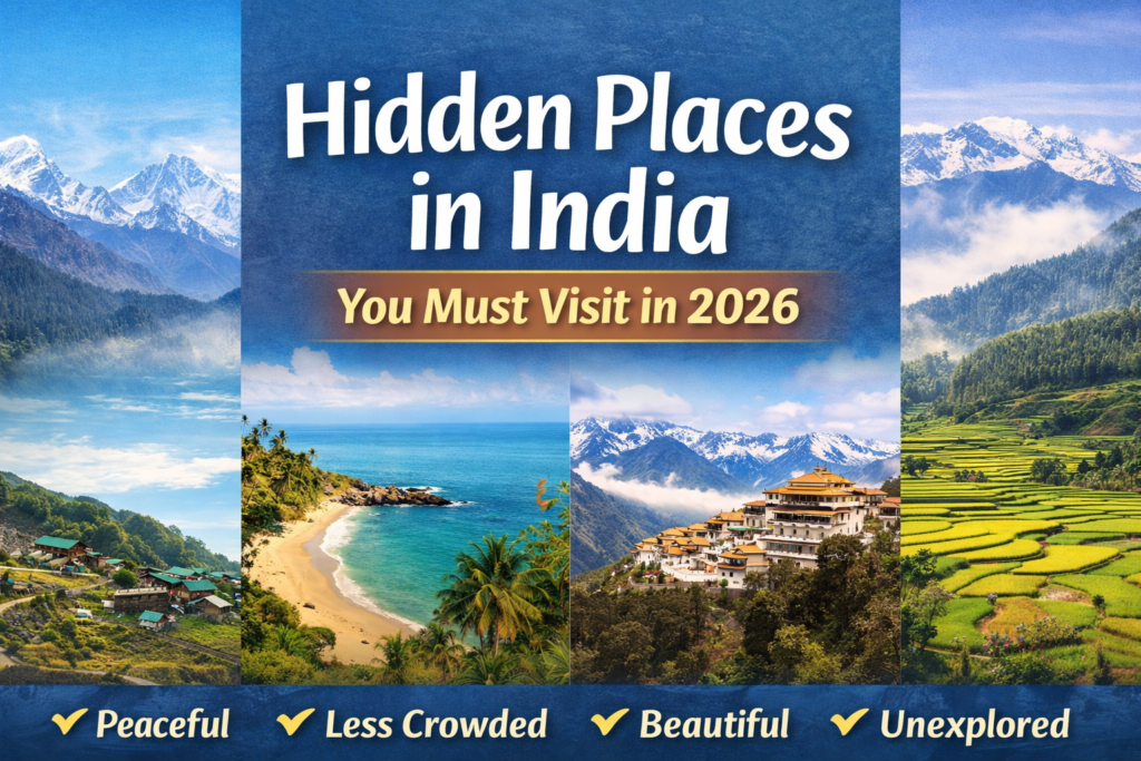 Hidden Places in India You Must Visit in 2026