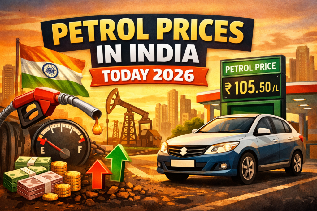 Petrol Prices in India Today 2026 – Latest Rates & Reasons