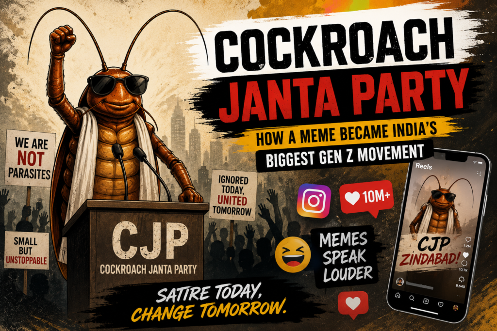 Cockroach Janta Party: The Viral Gen Z Political Movement