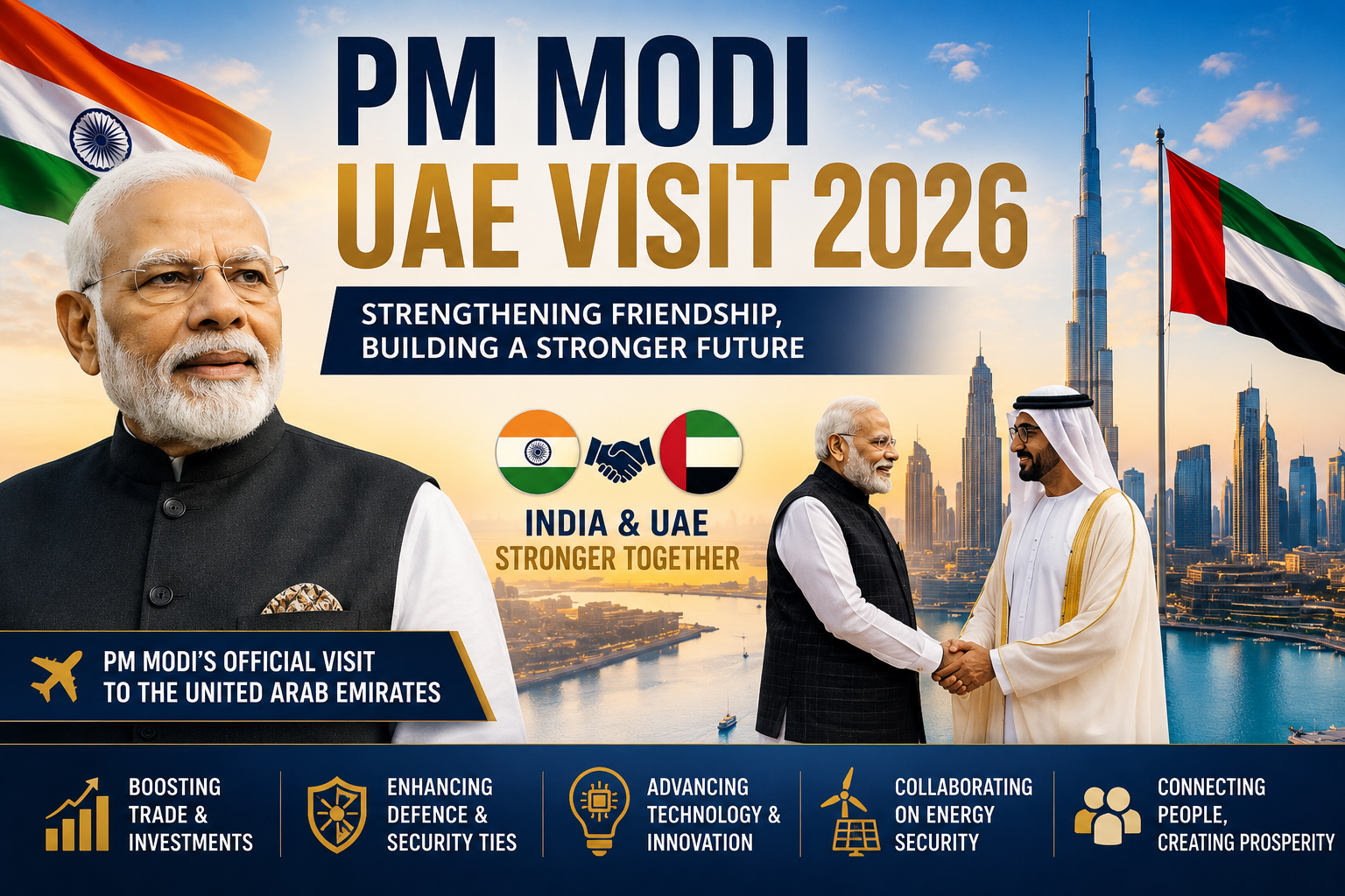 PM Modi UAE Visit 2026: India-UAE Relations and Key Agreements
