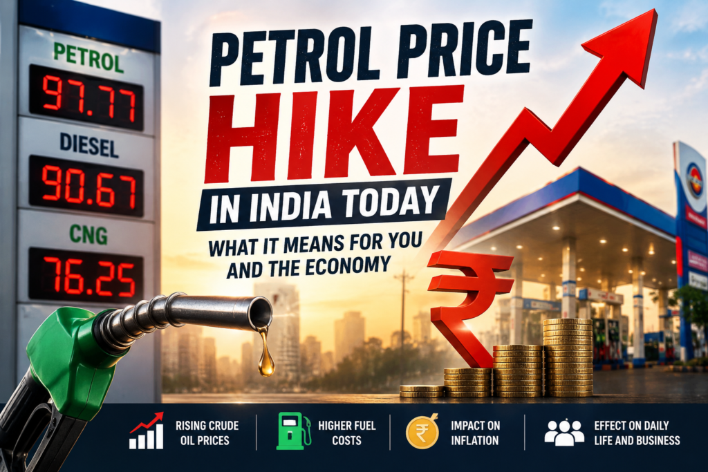 Petrol Price Hike in India Today