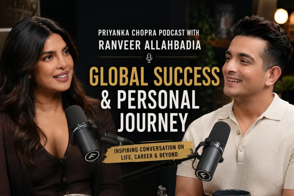Priyanka Chopra Podcast with Ranveer Allahbadia – Global Success & Personal Journey
