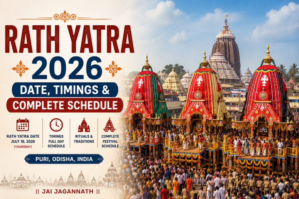 Rath Yatra 2026 Date, Timings & Complete Schedule