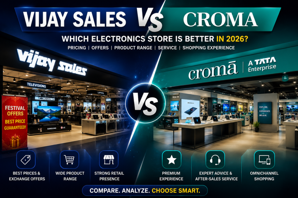 Vijay Sales vs Croma: The Ultimate Electronics Retail Comparison