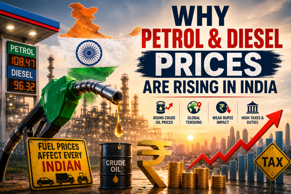 Why Petrol and Diesel Prices Are Rising in India