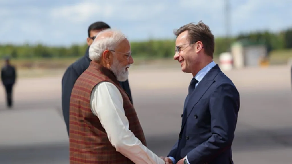 modi ji visit Sweden 2026