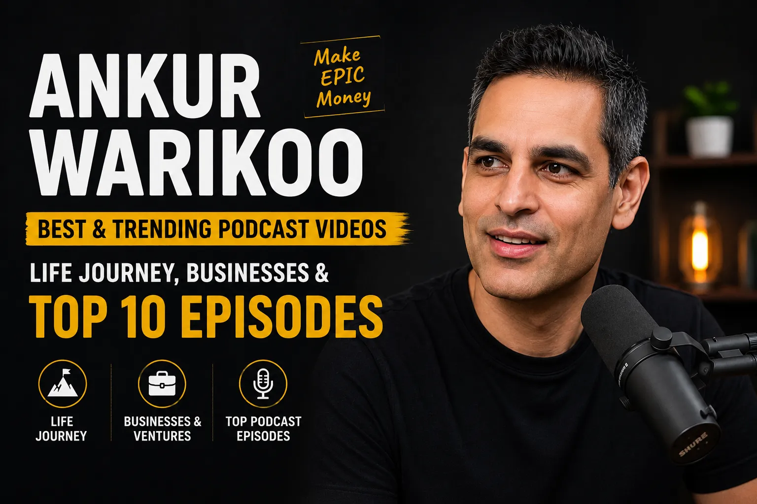 Ankur Warikoo Best & Trending Podcast Videos – Life Journey, Businesses & Top 10 Episodes