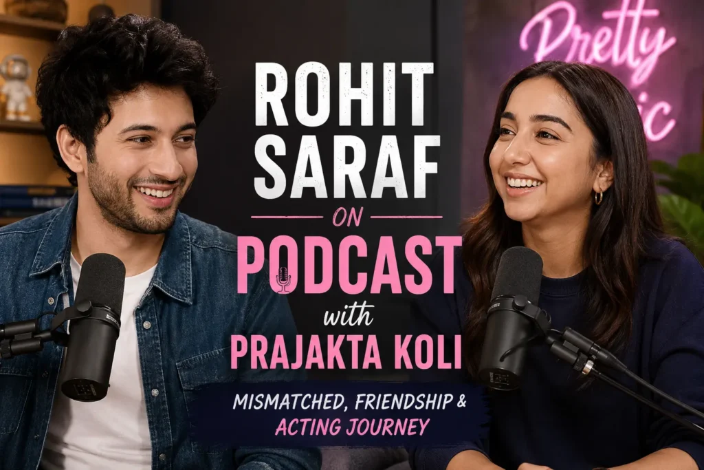 Rohit Saraf Podcast with Prajakta Koli – Mismatched, Friendship & Acting Journey