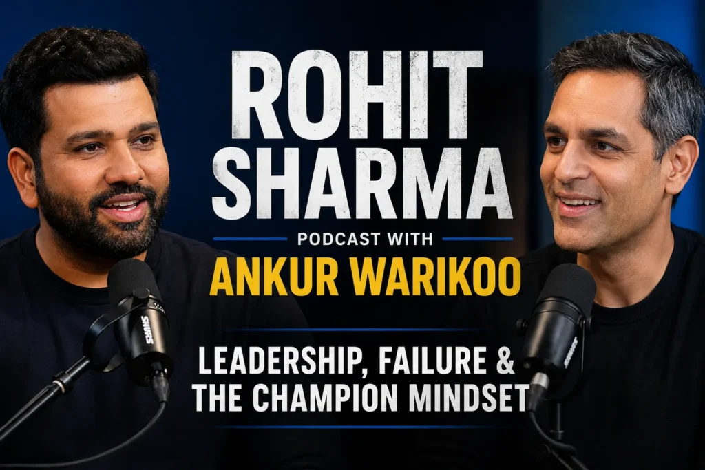 Rohit Sharma Podcast with Ankur Warikoo – Leadership, Failure & the Champion Mindset
