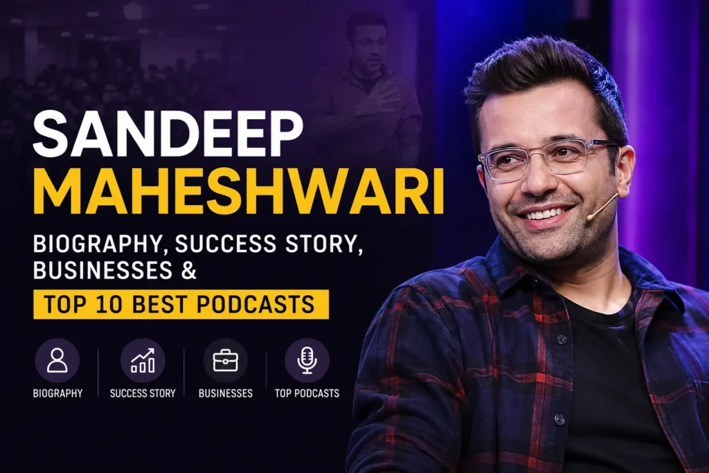 Sandeep Maheshwari Biography, Success Story, Businesses & Top 10 Best Podcasts