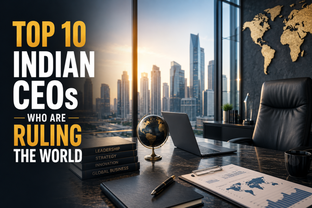 Top 10 Indian CEOs Who Are Ruling the World