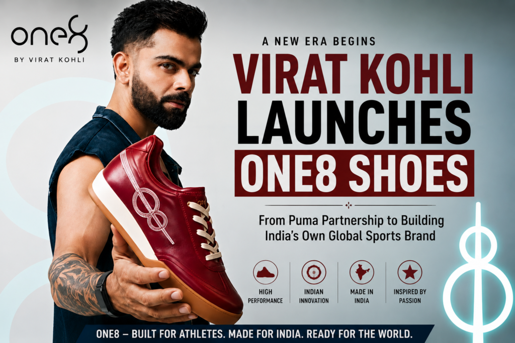 Virat Kohli Launches One8 Shoes From Puma to His Own Sports Brand