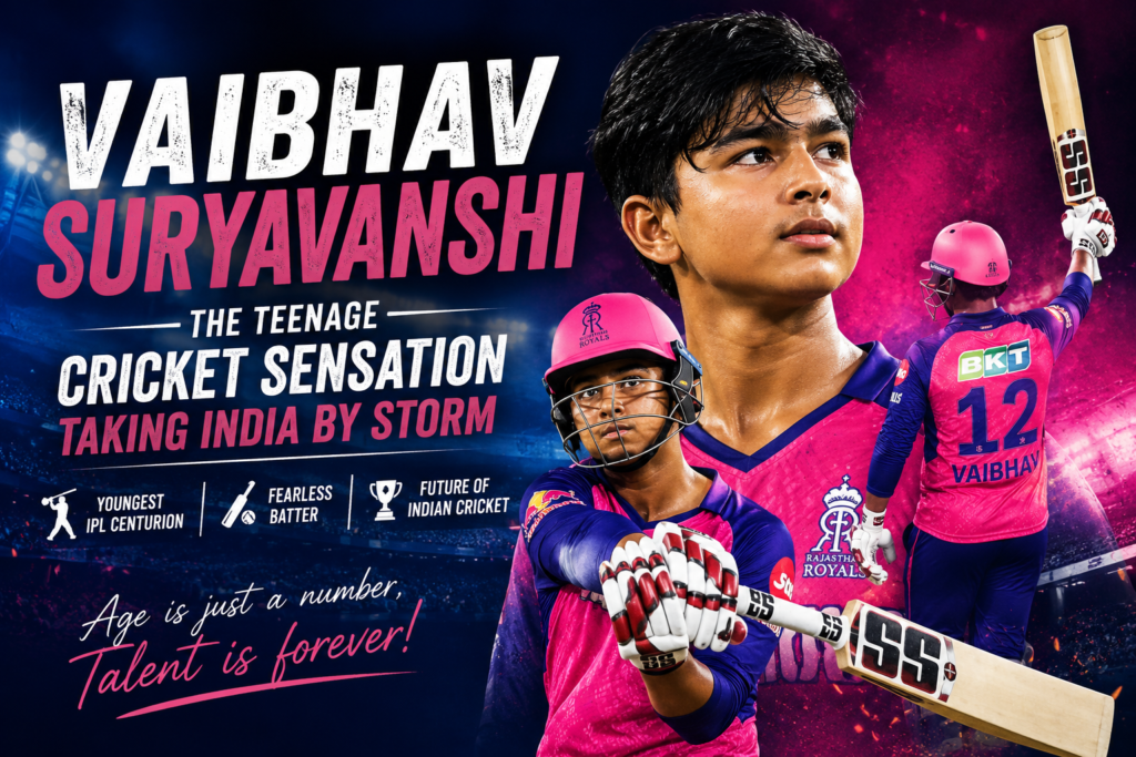 Vaibhav Suryavanshi: The Teenage Cricket Sensation Taking India by Storm