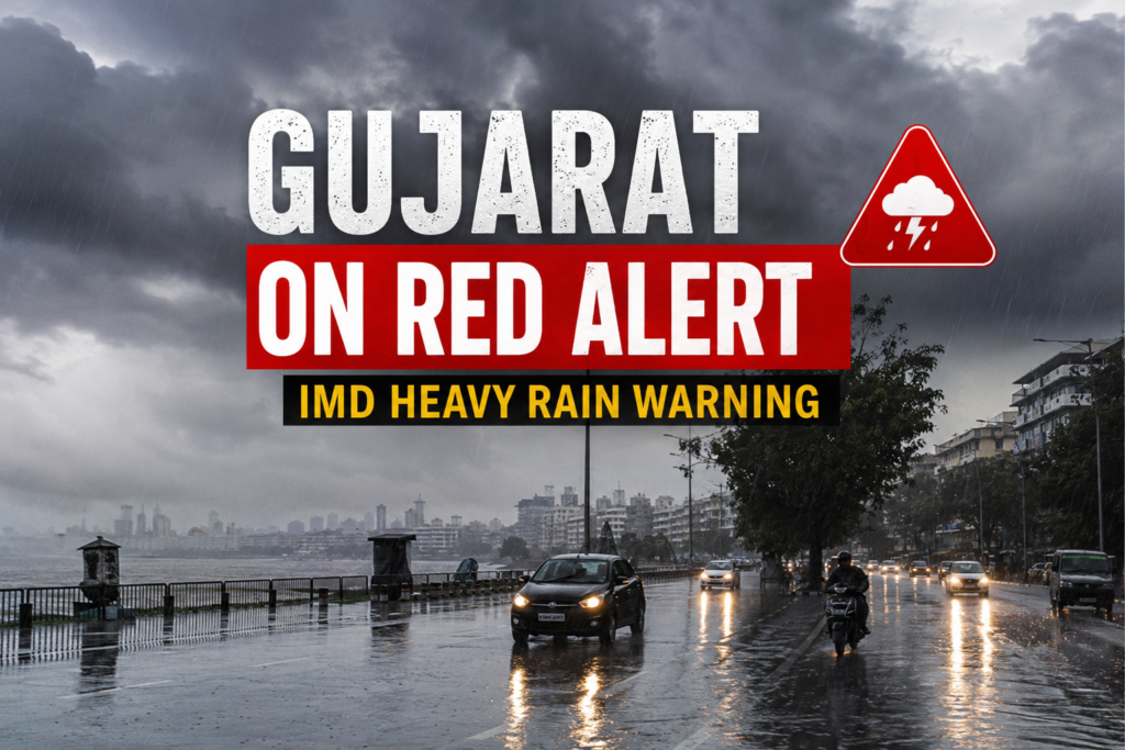 Gujarat on Red Alert: IMD Heavy Rain Warning