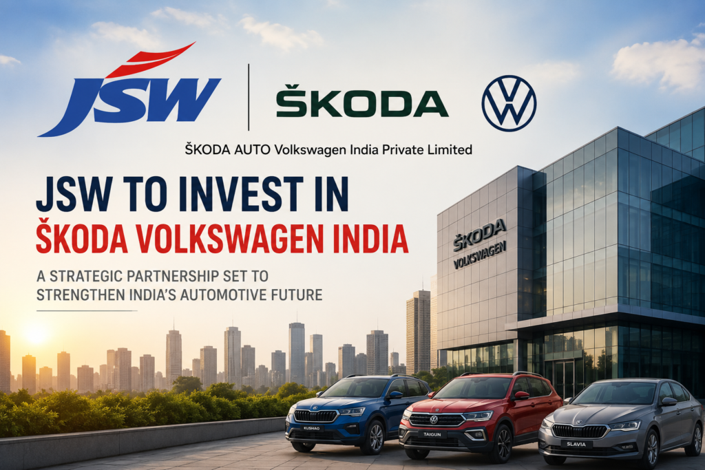 JSW to Invest in Skoda Volkswagen India