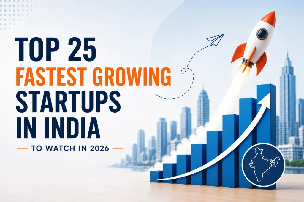Top 25 Fastest Growing Startups in India to Watch