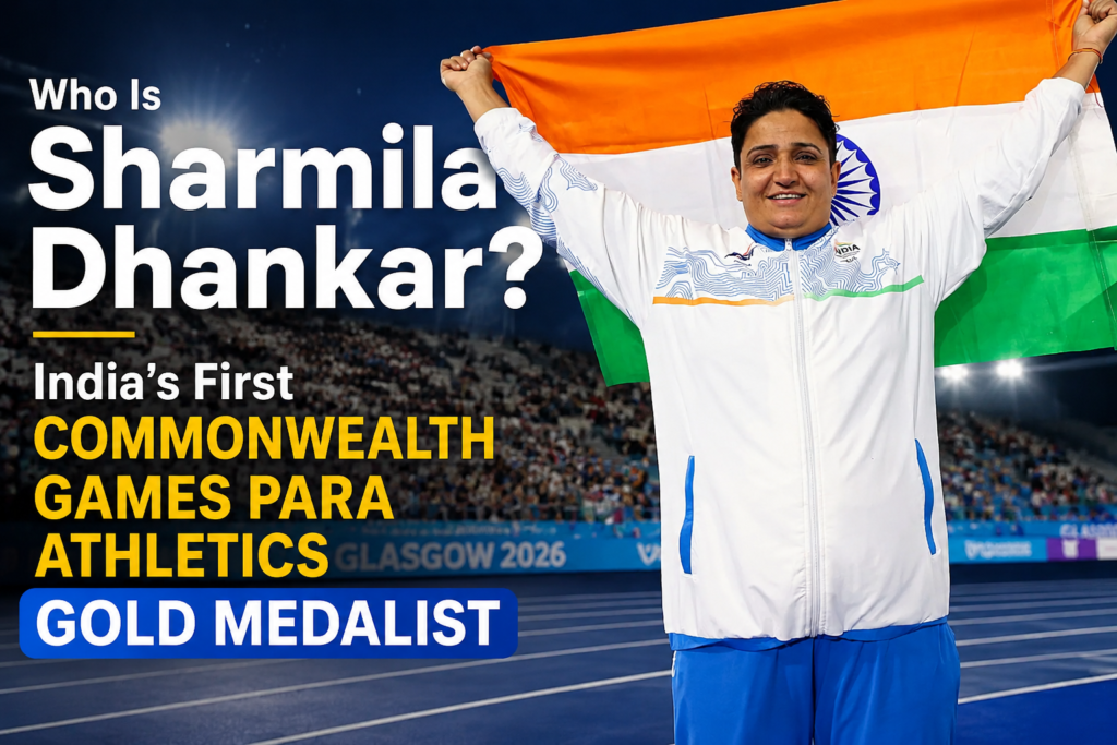 Who Is Sharmila Dhankar? India's First Commonwealth Games Para Athletics Gold Medalist