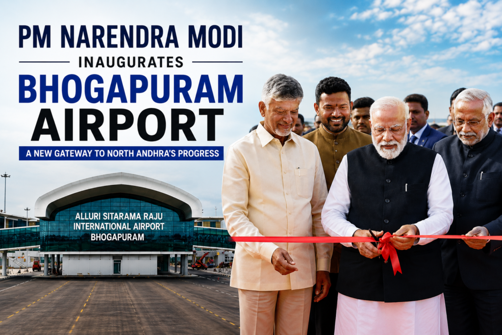 PM Narendra Modi Inaugurates Bhogapuram Airport