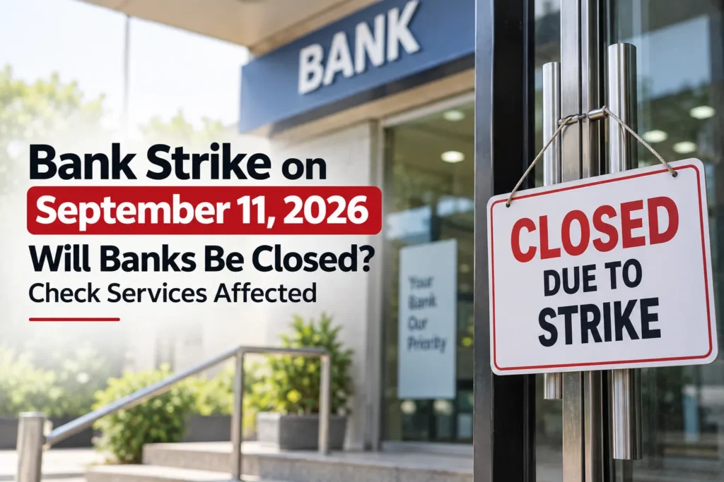 Bank Strike on September 11, 2026: Will Banks Be Closed? Check Services Affected