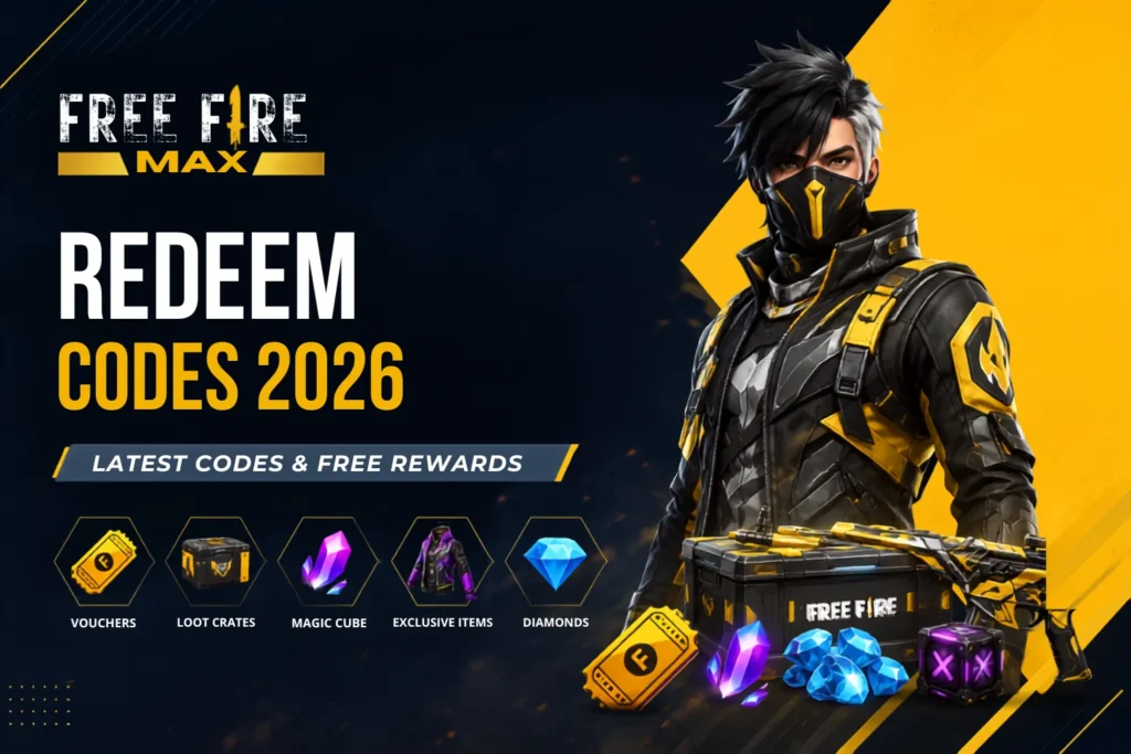 Free Fire MAX Redeem Latest Codes and Free Rewards
