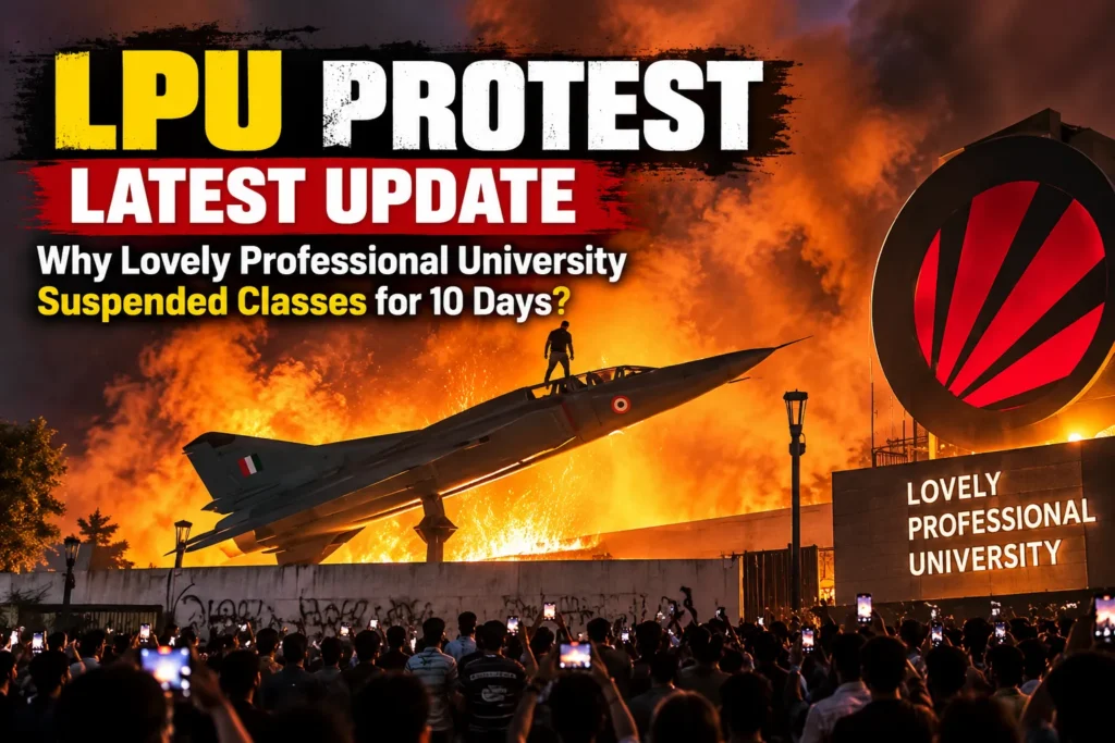 LPU Protest Latest Update: Why Lovely Professional University Suspended Classes for 10 Days