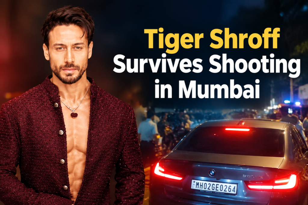 Tiger Shroff Survives Shooting in Mumbai