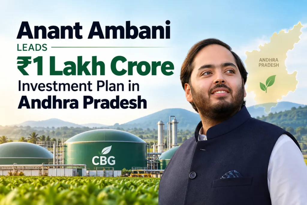 Anant Ambani Latest News: Reliance Plans ₹1 Lakh Crore Investment in Andhra Pradesh