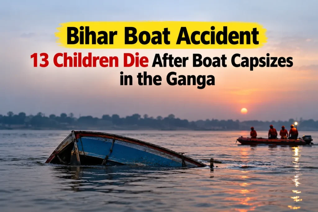 Bihar Boat Accident: 13 Children Die After Boat Capsizes in Ganga, 7 Rescued