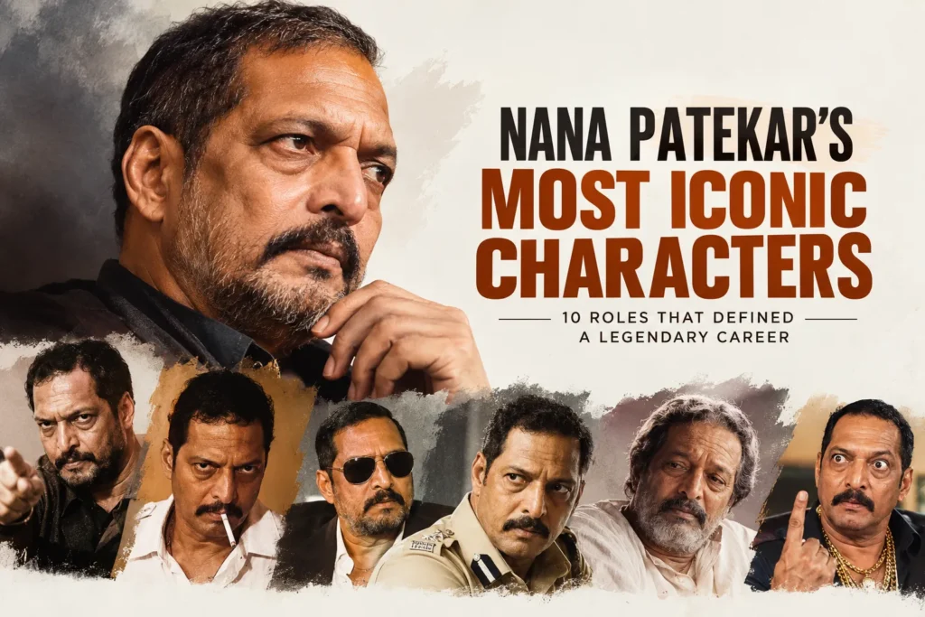 Nana Patekar’s Most Iconic Characters: 10 Roles That Defined a Legendary Career