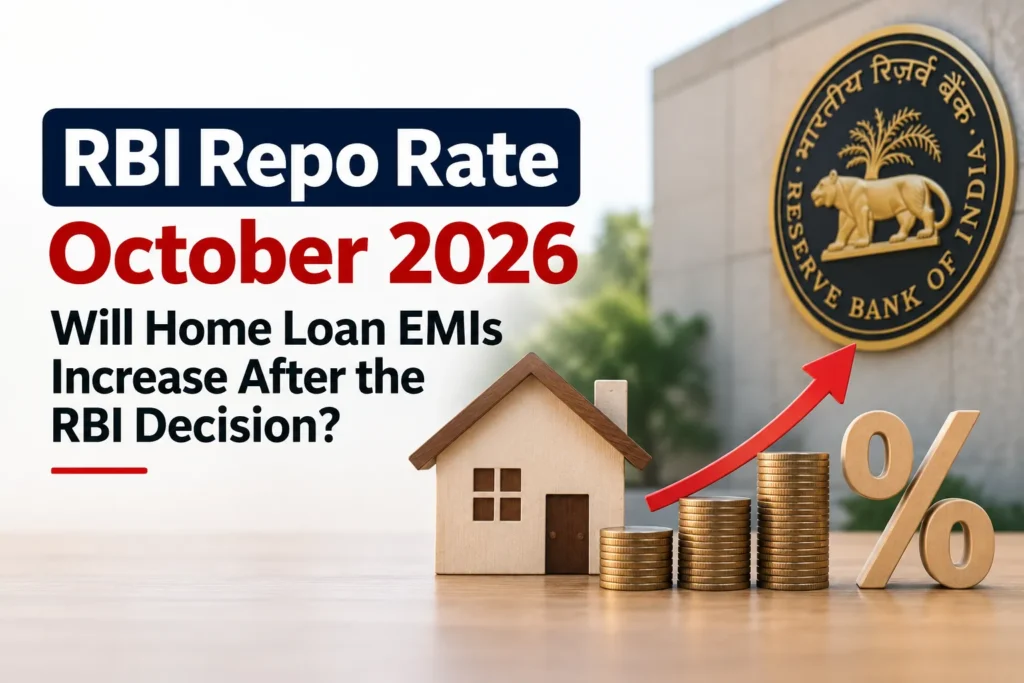 RBI Repo Rate October 2026: Will Home Loan EMIs Increase After the RBI Decision?