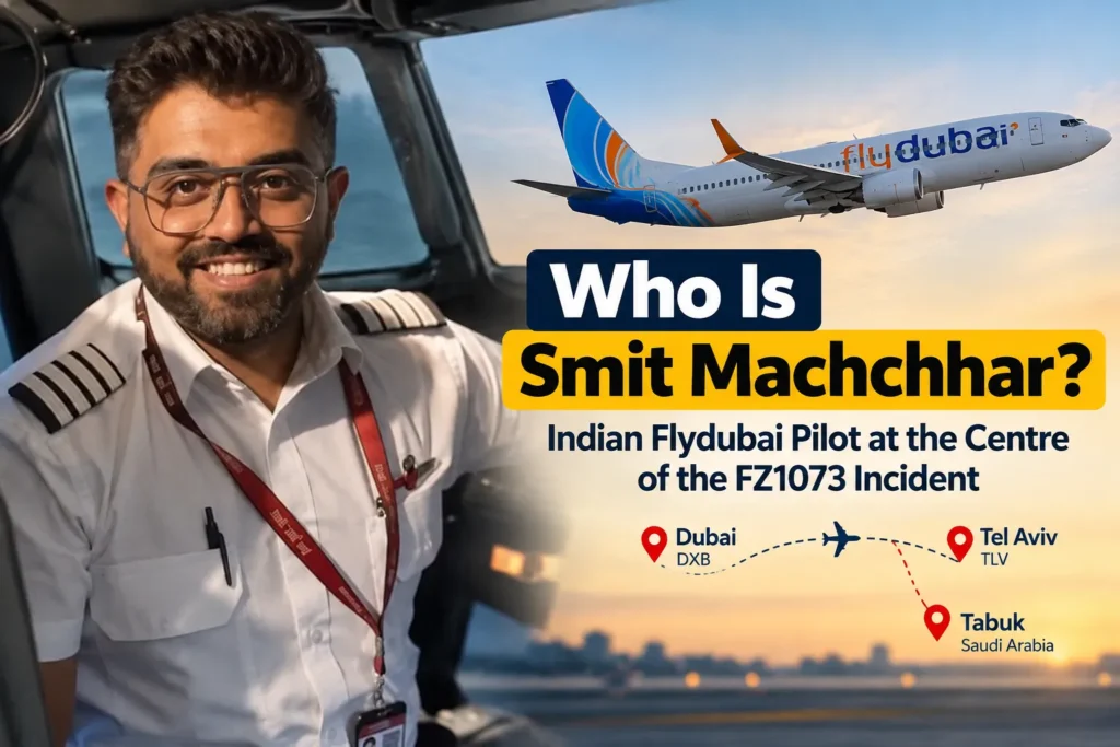 Who Is Smit Machchhar? Indian Flydubai Pilot Becomes Hero After Cockpit Attack